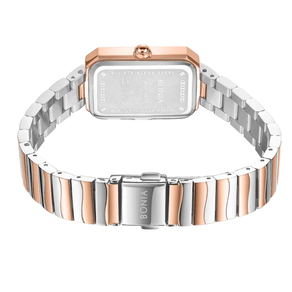 Bonia BNB10871-2667 – Sophisticated Rose Gold Crystal Watch - Image 3