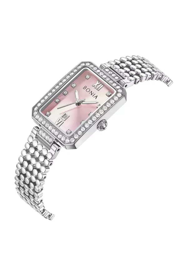 Bonia BNB10862-2377S – Elegant Crystal Women's Watch - Image 2