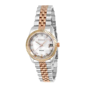 Bonia BNB10550-3657 White Mother of Pearl Watch