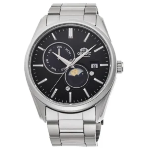 Orient Sun & Moon Automatic Watch - Black Dial