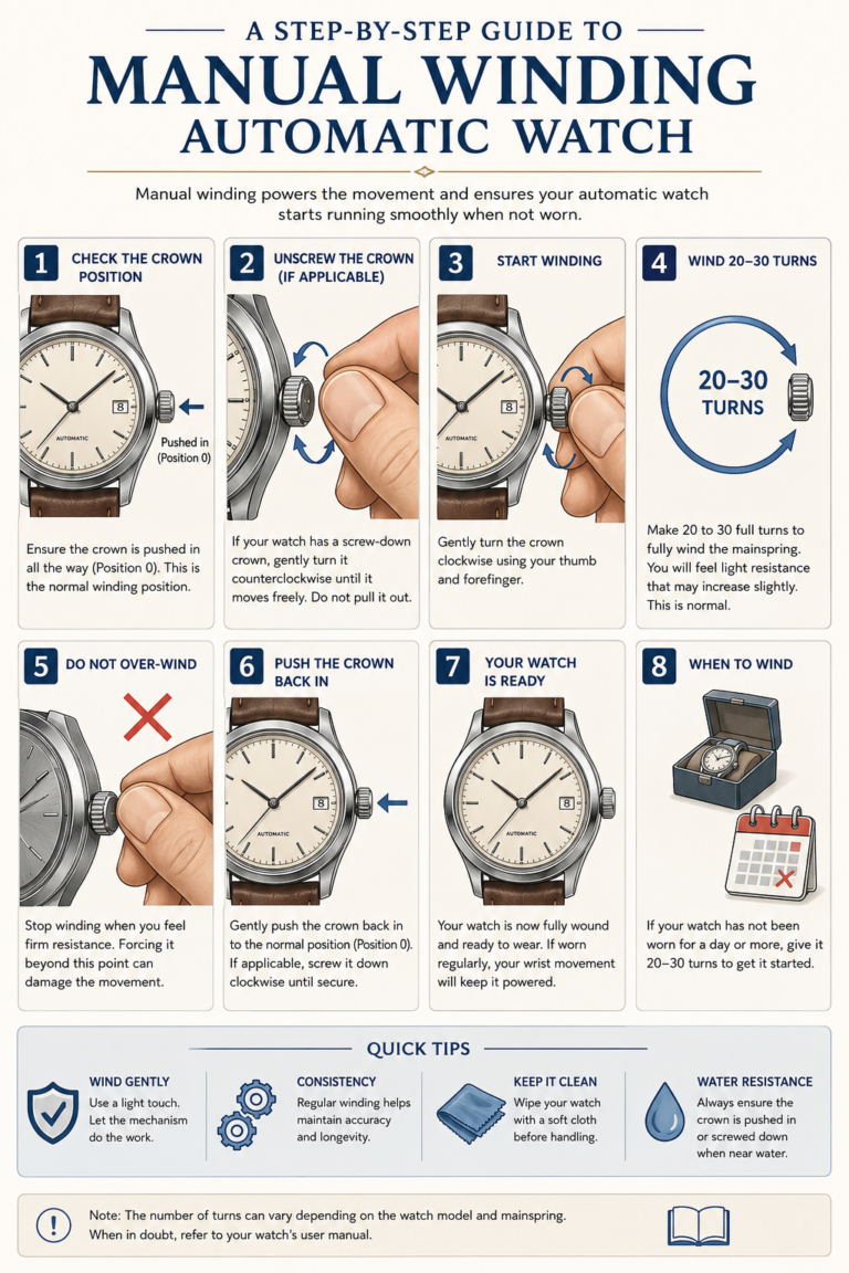 how to manual Wind Automatic Watch