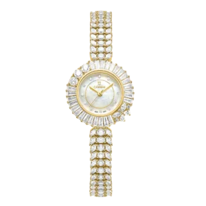 Cristallo Florenne CS1005-2257S Gold Dial Women Watch