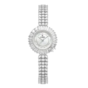 Cristallo Florenne CS1005-2357S Silver MOP Dial Women Watch