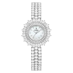 Cristallo Florenne CS1010-2357S Silver MOP Dial Women Watch